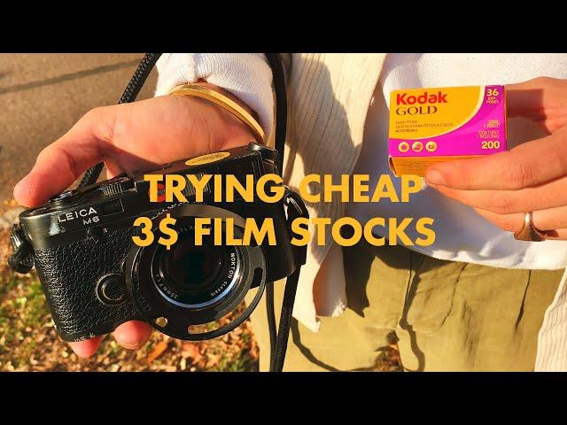 Trying Cheap 35mm Film Stocks