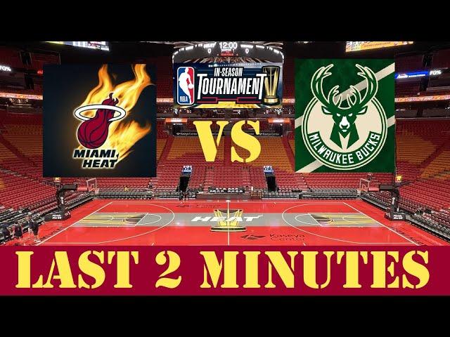 (NBA) Miami Heat VS Milwaukee Bucks (Clutch Last 2 Minutes)