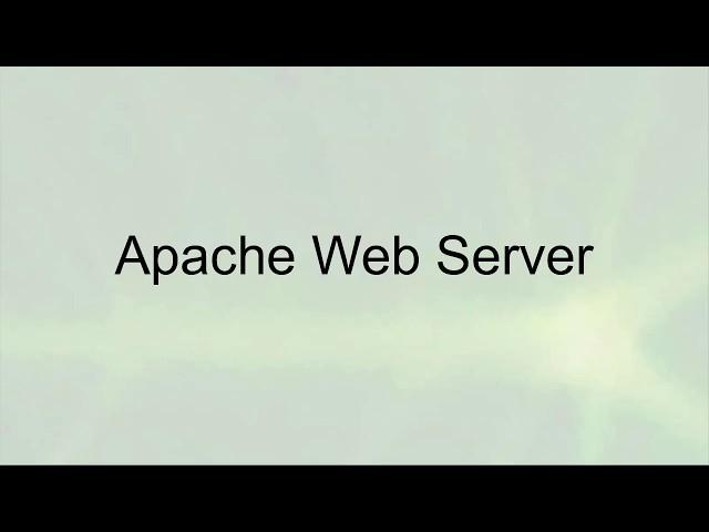 Linux Server Administration - Apache Web Server Overview