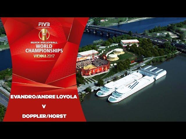 Evandro/Andre Loyola (BRA) v Doppler/Horst (AUT) - FIVB Beach Volley World Champs