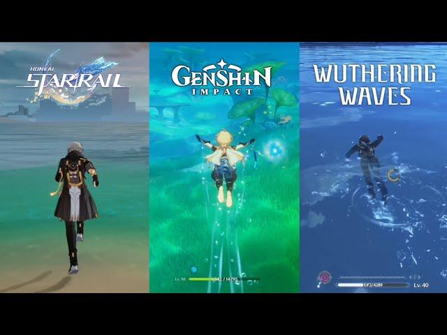 Main Character Comparison - Genshin Impact vs Honkai Star Rail vs Wuthering Waves