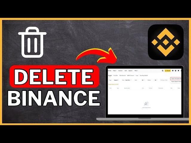 How to DELETE Binance Account | Binance Tutorial