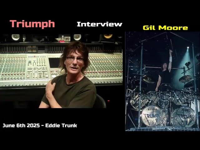 Triumph "Gil Moore" Interview with Eddie Trunk (June 6th, 2025) #triumphband #Gilmoore