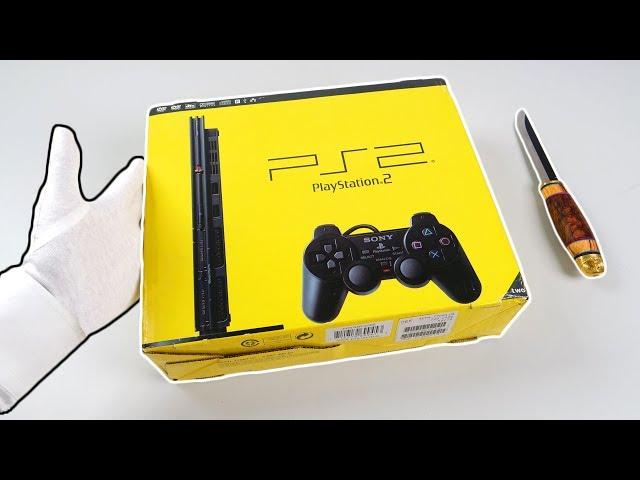 PS2 SLIM UNBOXING! Sony PlayStation 2 Console (Brand New & Sealed)