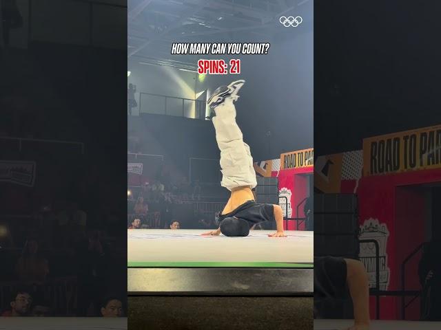 B-Boy HIRO10 broke the spin barrier in #Budapest2024. ️Did we miss any? 