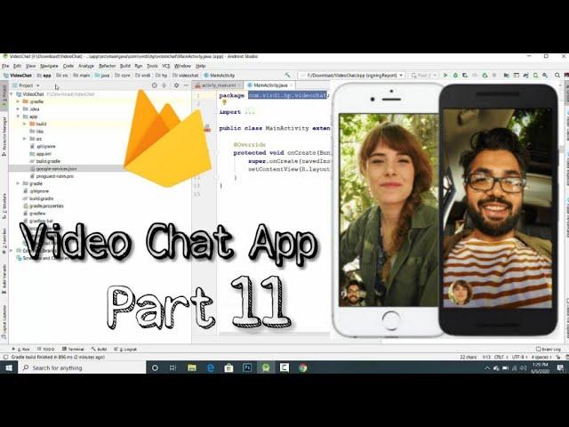 Video Call App Part 11 | android studio firebase ds virdi