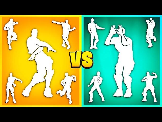 OLD vs NEW Fortnite Dances (Get Griddy, Floss, Scenario, Orange Justice, Rollie)