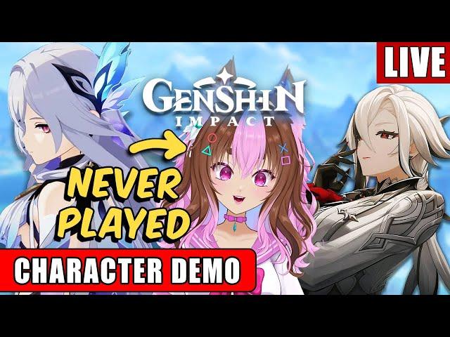 Watching Genshin Impact Character Demo LIVE REACTION