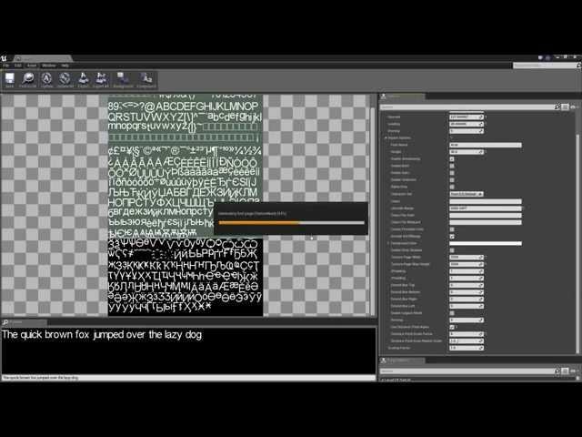 Unreal Engine 4. Material. Урок 10 - Создаем Русский шрифт. Make none English font