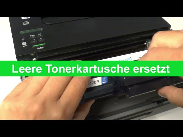 Wie führe ich den Toner-Reset einer TN2420 durch?