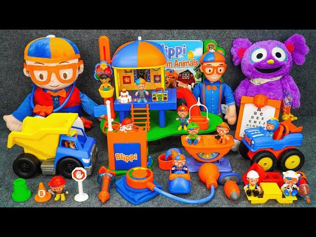 100 Minutes Satisfying with Unboxing Cute Blippi Amusement Park Toys Collection ASMR | Review Toys