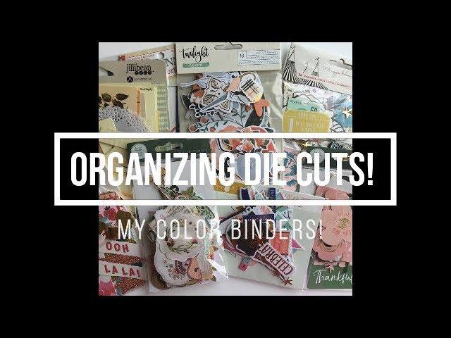 Organizing Die Cuts & Ephemera // My Color Binders