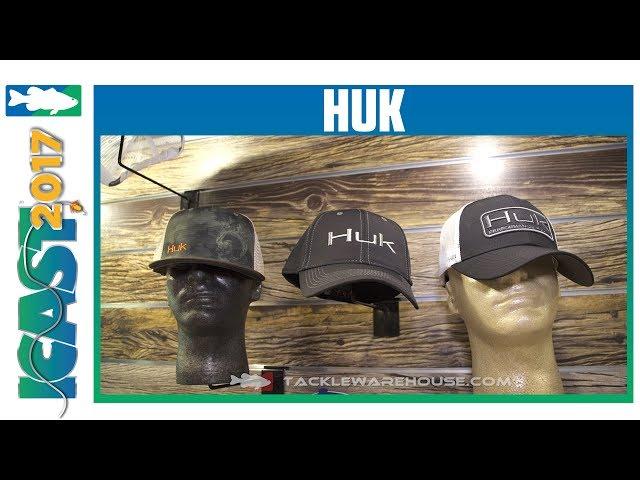 HUK Logo Trucker Cap and Kryptek Stretch Cap | ICAST 2017