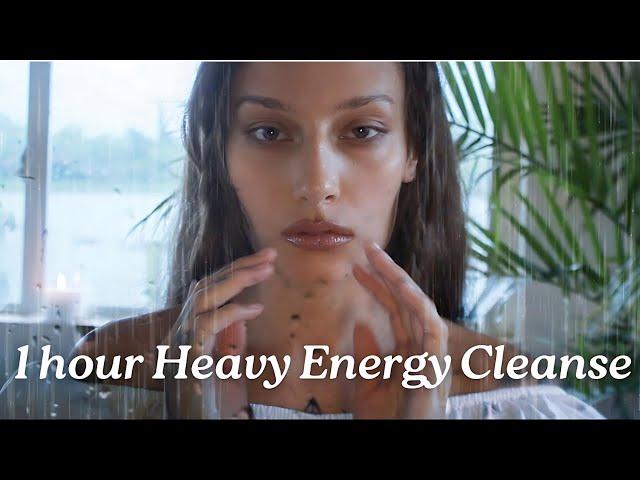 ️ Reiki with the rain | Heavy energy cleansing | ASMR