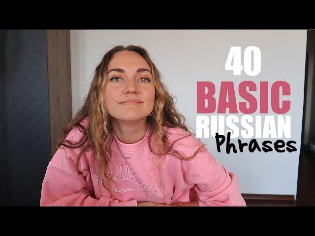 39 Russian Basic Speaking Phrases | Learn Russian