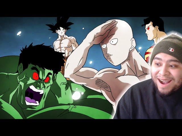 ANIME VS MARVEL/DC!!! (GOKU & SAITAMA | Fan Animation)
