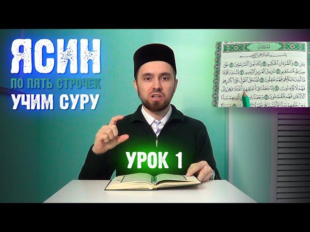 Урок 1 - Учим "ЯСИН" (по пять строчек) / 36-я сура Корана