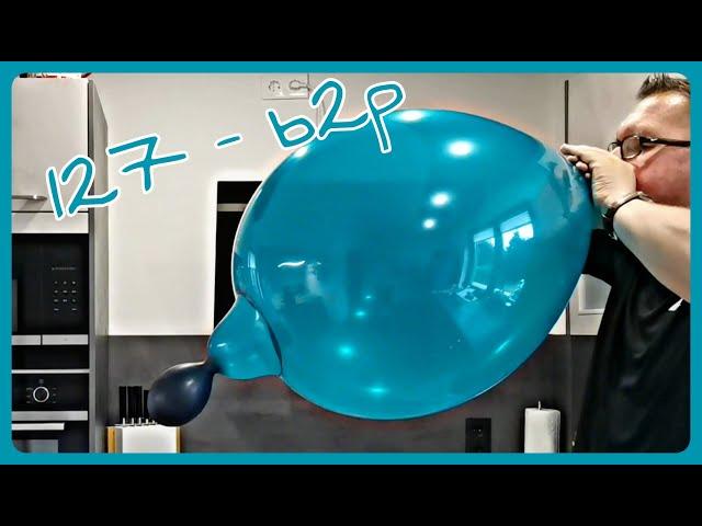 127 - b2p 18" balloon experiment fail - blow to pop