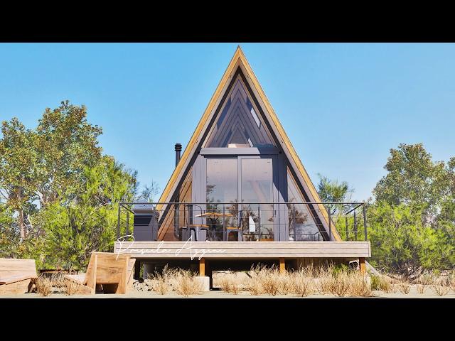 A-Frame Cabin - Shipping Container House - Tiny Home