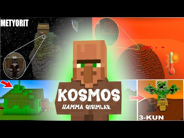 Nega Qishloqi Minecrftda KOINOTGA chiqdi | Hamma qismlar Artifact