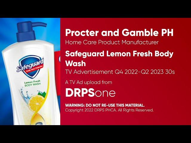 Safeguard Lemon Fresh Body Wash TV Ad Q4 2022-Q2 2023 30s (Philippines)