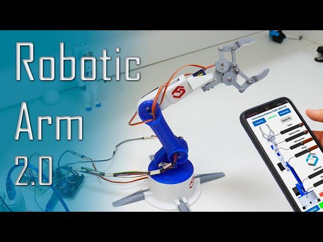 DIY Arduino Robot Arm with Smartphone Control