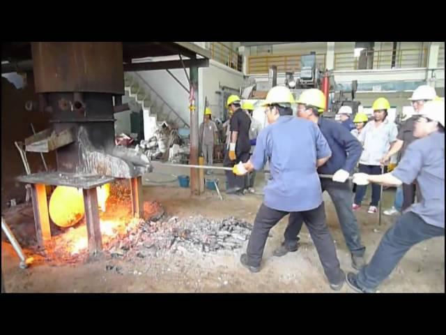 Cupola furnace: Open the furnace bottom