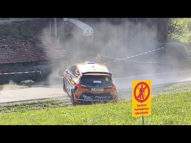 WRC Central European Rally 2024 Sunday /Action/ Many Mistakes (Mikkelsen, Serderidis)