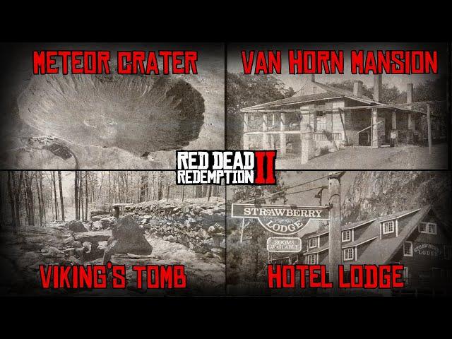 10 REAL WORLD LOCATIONS IN RED DEAD REDEMPTION 2