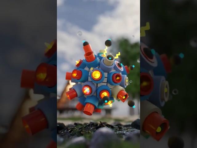 3D bomb Blender Animation #shorts #3d #edit #viral