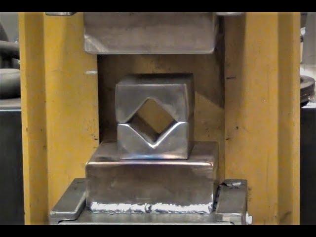 Forging Squaring Dies For Making W Pattern Damascus