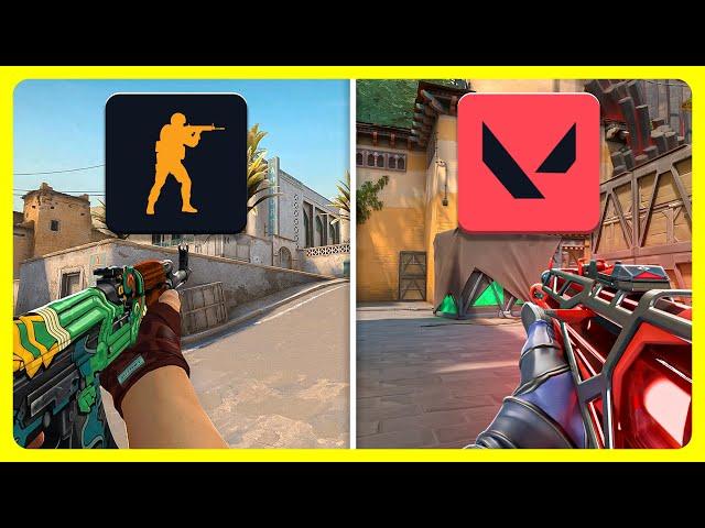 CS:GO vs VALORANT