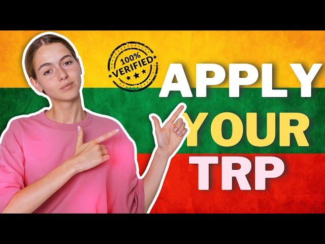 APPLY FOR LITHUANIA TRP/TRC 2023 | detailed video |LITHUANIA NEW IMMIGRATION LAW|VFS GLOBAL