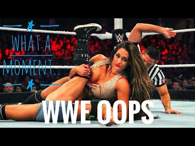 WWE Women Wrestler Oops Moments.