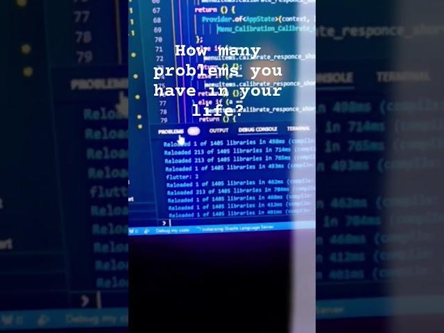 My problems is getting more everyday  #programming #problem #flutter