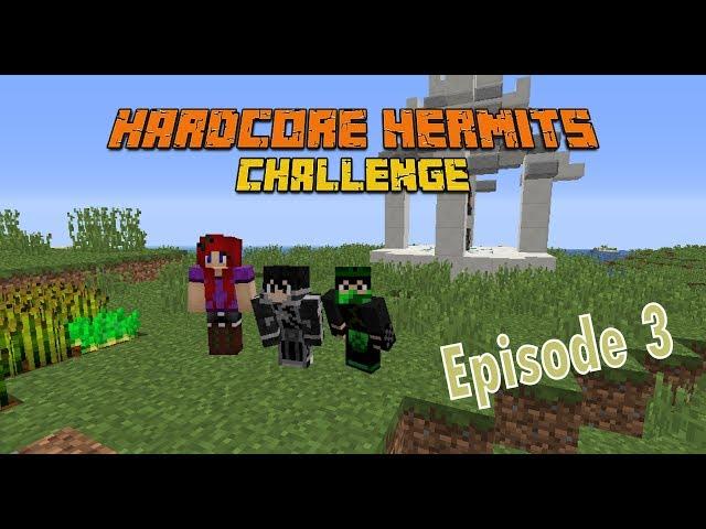 Hardcore Hermit Challenge Ep. 3 - The Snowy Explorer (ft. Hudinio and sassyrogue)