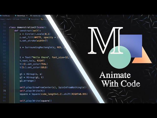 How to Make Sick Animations with Code! (Manim Beginner Tutorial)