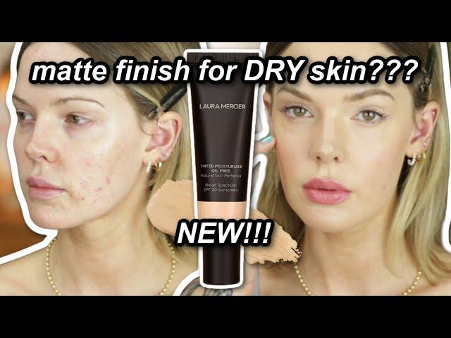 NEW! Laura Mercier OIL FREE Tinted Moisturizer Review *VS Original Formula* // @ImMalloryBrooke