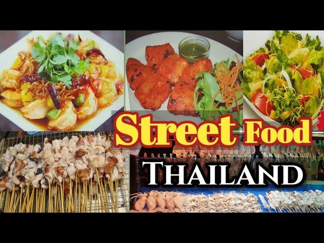 THAI Street Food Pattaya Jomtien || Best Food || Jomtien Beach Road 2022