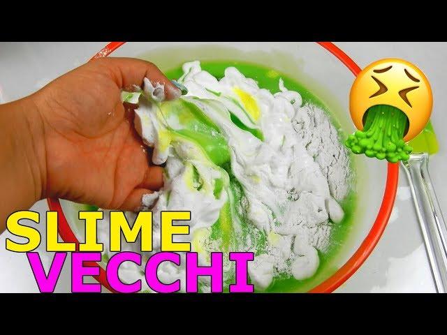 SLIME VECCHI di un ANNO! MODIFICO SLIME VECCHI! SLIME MAKEOVER Iolanda Sweets