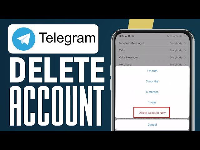 How To Delete Telegram Account Permanently In 2024 - Easy Tutorial