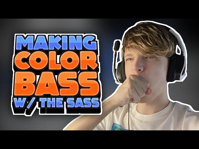 Making COLOR BASS w/ The Sass // Music Production with Neddie