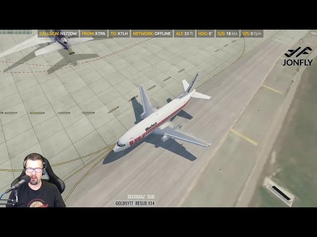 FlyJSim 737-200 Twinjet V3 KTPA to KTLH Slant Alpha Part 2 of 3