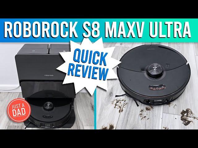 Roborock S8 MaxV Ultra Robot Self-Emptying Vacuum & Mop QUICK REVIEW