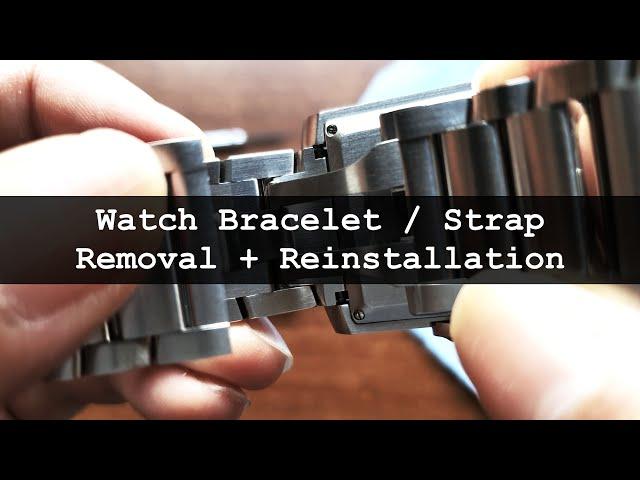 Removing watch bracelets and leather straps | Watch DIY feat. Cartier Tank Francaise