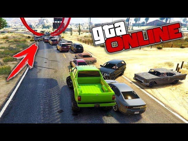 СОБРАЛИ ЛЮТУЮ ПРОБКУ НА СКИЛЛТЕСТЕ В GTA 5 ONLINE