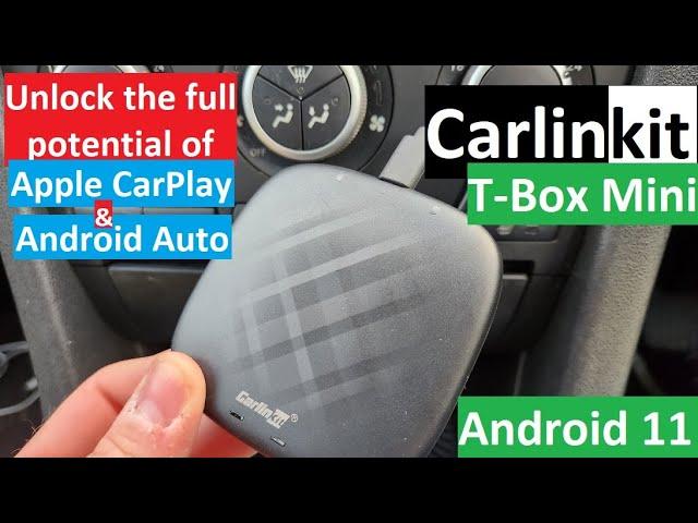 Carlinkit CPC200 T-Box Mini Android AI Box - 4G and Wireless Apple CarPlay + Android Auto