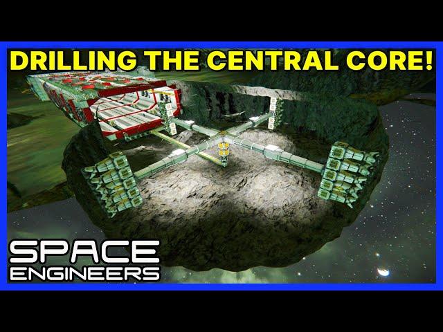 Time for a BIG Rig! DRILLING the CENTRAL CORE! - Vanilla SPACE ENGINEERS Gameplay - Survival - Ep 9