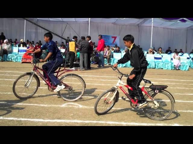 Banyan Tree School Sports Day-- Slow cycling race