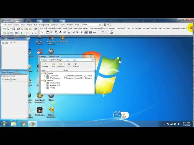 Cara install component delphi 7